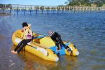 On the water at Whananaki Holiday Park